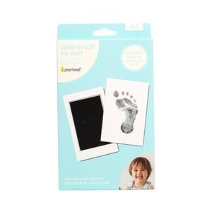 BUNDLE - 3PCS Pearhead Baby Print Ink Pad - Black and White